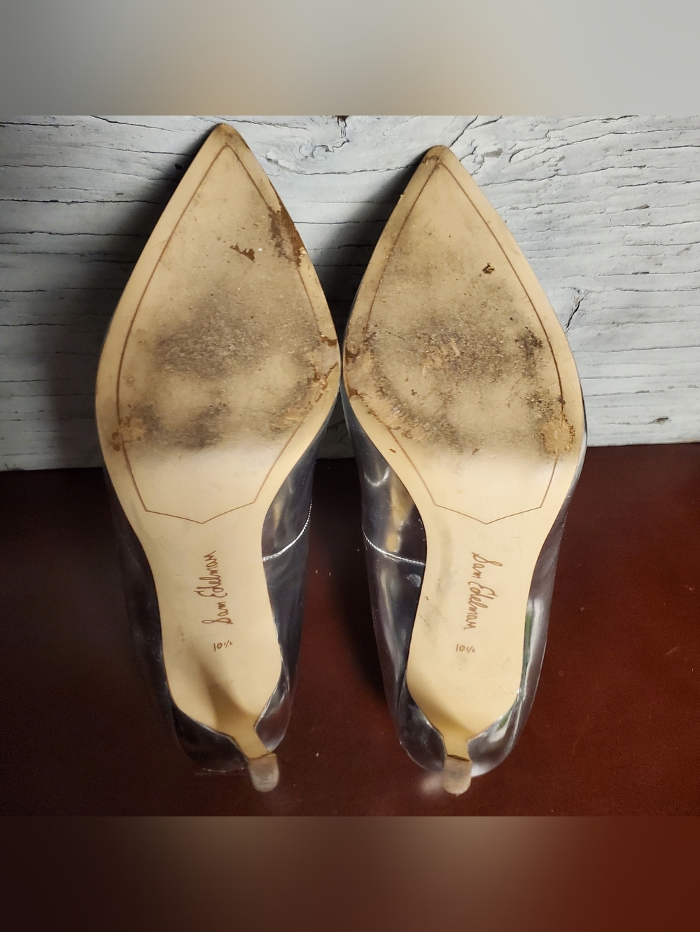 Sam Edelman Hazel Pointed Toe Pumps, Size: 10.5, Silver Metallic - Picture 8 of 11
